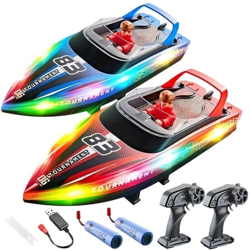 BEZGAR 2 RC Boat, 10 inch Remote Control Boat for‎ Kids and Adults